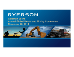 Presentation ( PDF 0 KB ) - Ryerson Holding Corp.