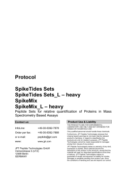Protocol - JPT Peptide Technologies GmbH