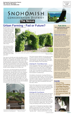 Urban Farming - Fad or Future? The Nexus