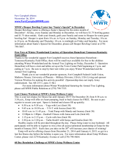 Printable PDF - Fort Campbell MWR