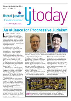 clicking here - Liberal Judaism