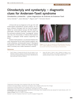 diagnostic clues for Andersen-Tawil syndrome