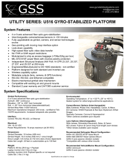 U516 - Gyro-Stabilized Systems