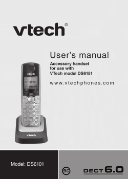 User's manual