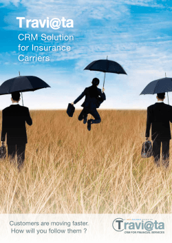 CRM Solution for Insurance Carriers