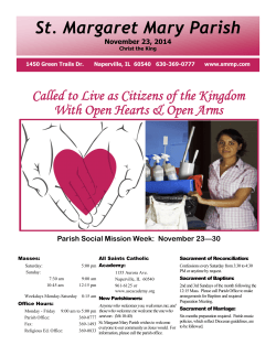 View Nov 23rd bulletin - Saint Margaret Mary Parish