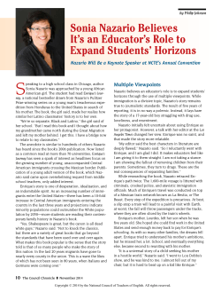 Sonia Nazario Believes It's an Educator's Role to Expand Students