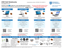 Notebook Price List - UNH Computer Store