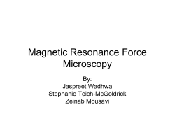Magnetic Resonance Force Microscopy