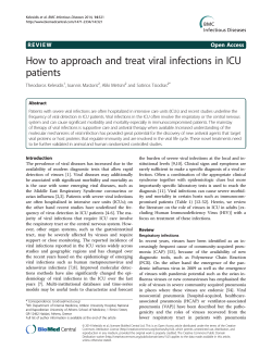 How to approach and treat viral infections in ICU