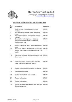 HERE - Northwich Auction, Antiques & Collectables Centre