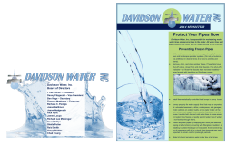 2014 - Davidson Water, Inc.