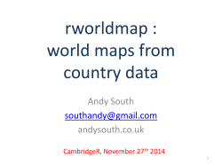 CambridgeR slides Nov2014