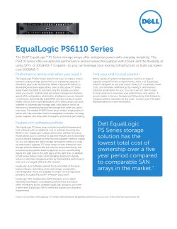 EqualLogic PS6110 Series