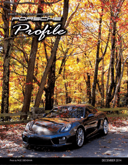Porsche Profile - Suncoast Florida Region – PCA