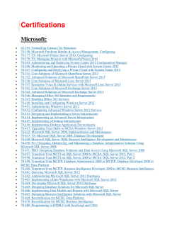 Certifications - Shiva Computers
