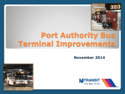 Port Authority Bus Terminal Improvements