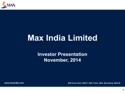 Max Life - Max India