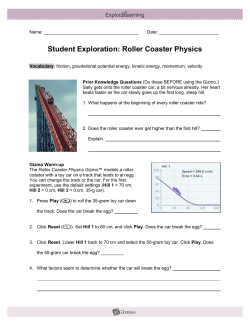 Roller Coaster Physics