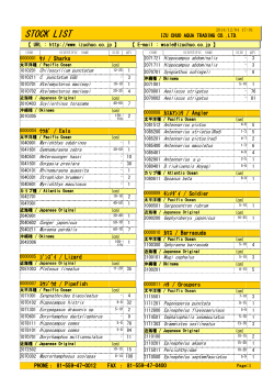 STOCK LIST