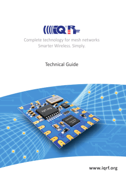 IQRF Technical Guide