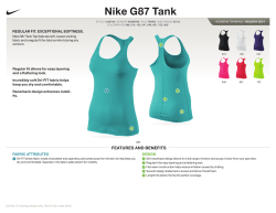 Nike G87 Tank
