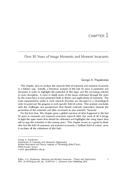 vol01ch01 - Over 50 Years of Image Moments and Moment Invariants