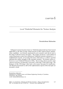 vol01ch06 - Local Tchebichef Moments for Texture Analysis
