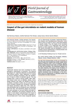 PDF-1031K() - World Journal of Gastroenterology
