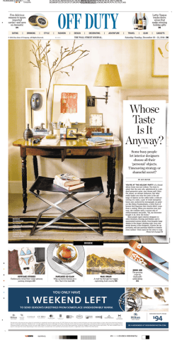 Whose Taste IsIt Anyway?