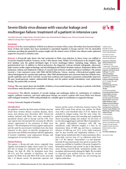 Articles Severe Ebola virus disease with vascular