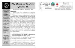 current issue - Church of St. Peter