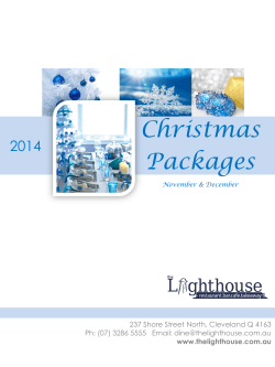 to view our packages - The Lighthouse Restaurant