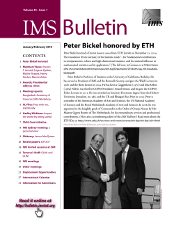 this link - IMS Bulletin - Institute of Mathematical Statistics
