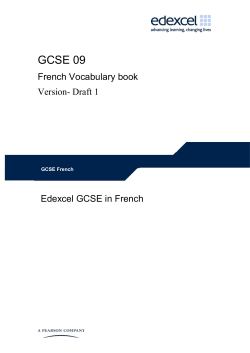 GCSE 09 - Edexcel