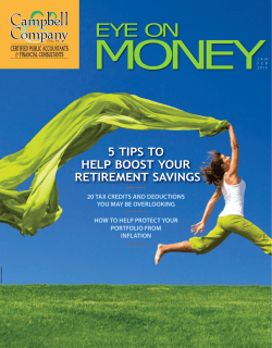 Eye On Money January/February 2015 for clients