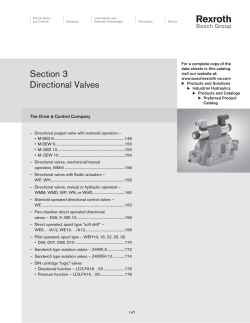 Section 3 Directional Valves
