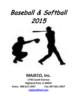 Baseball & Softball 2015