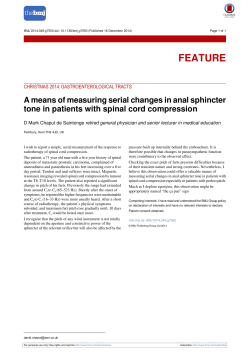 A means of measuring serial changes in anal sphincter tone