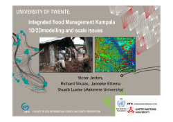 Integrated Flood Management Kampala by Victor Jetten