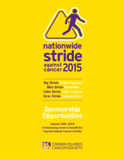 Stride Sponsorship-2015 Brochure