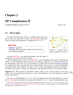 Chapter 2 NP Completeness II