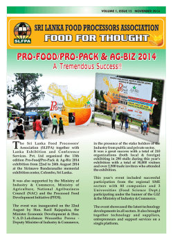 - Sri Lanka Food Processors Association