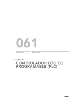 CONTROLADOR LÓGICO PROGRAMABLE (PLC)