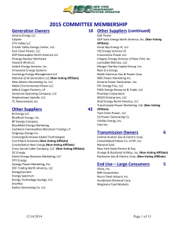 2015 Committee Roster