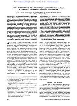 Effect of Interleukin-lp Converting Enzyme Inhibitor