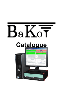 Catalogue - BaKo Sound and Vibration Testing