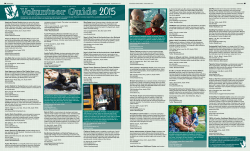 Volunteer Guide 2015
