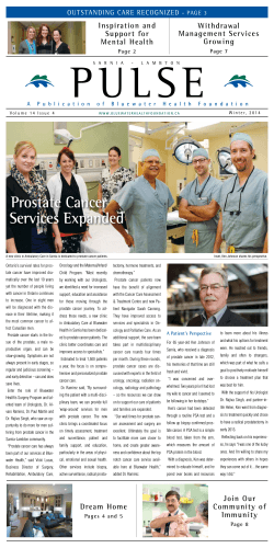Pulse - December 2014 - Bluewater Health Foundation