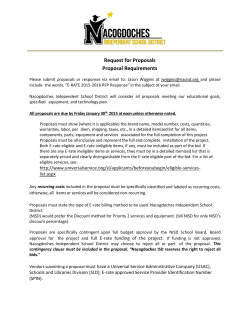 to view - Nacogdoches Independent School District
